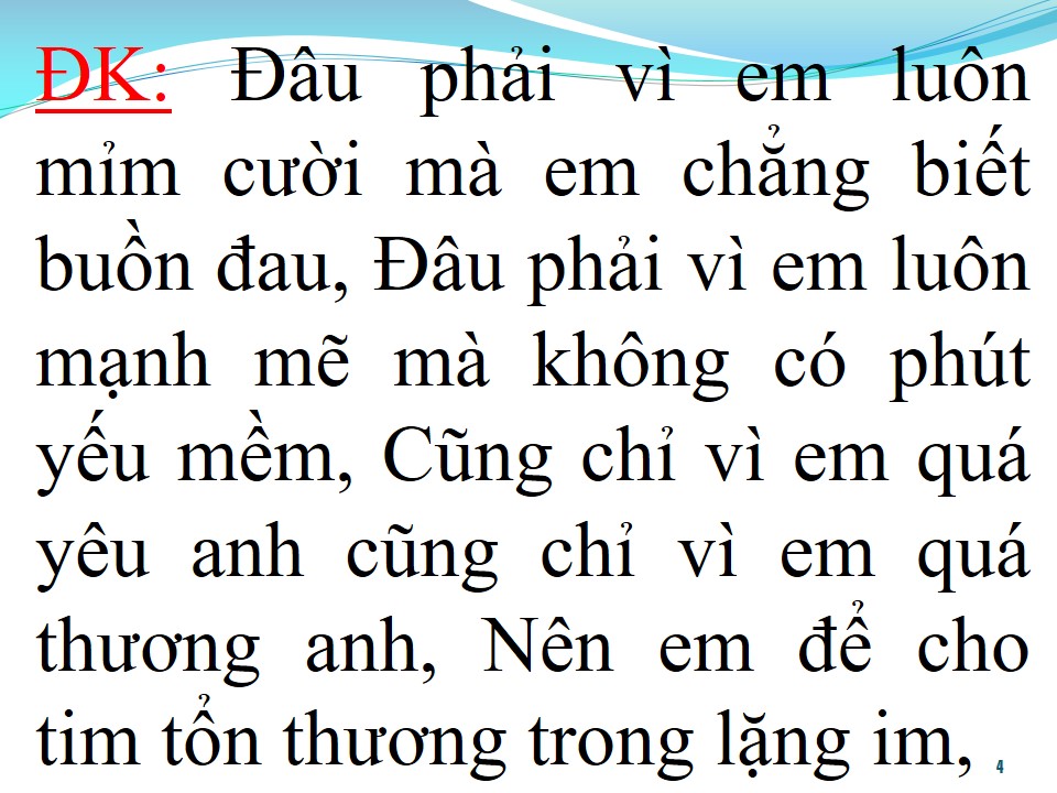 Lời bài hát CHẤP NHẬN (RỜI BỎ 2)