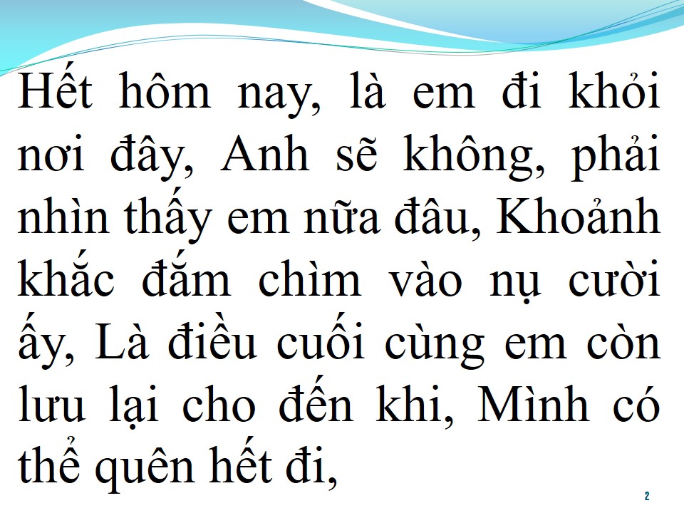 Lời bài hát RỜI BỎ