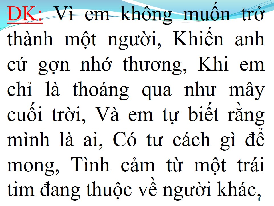 Lời bài hát RỜI BỎ