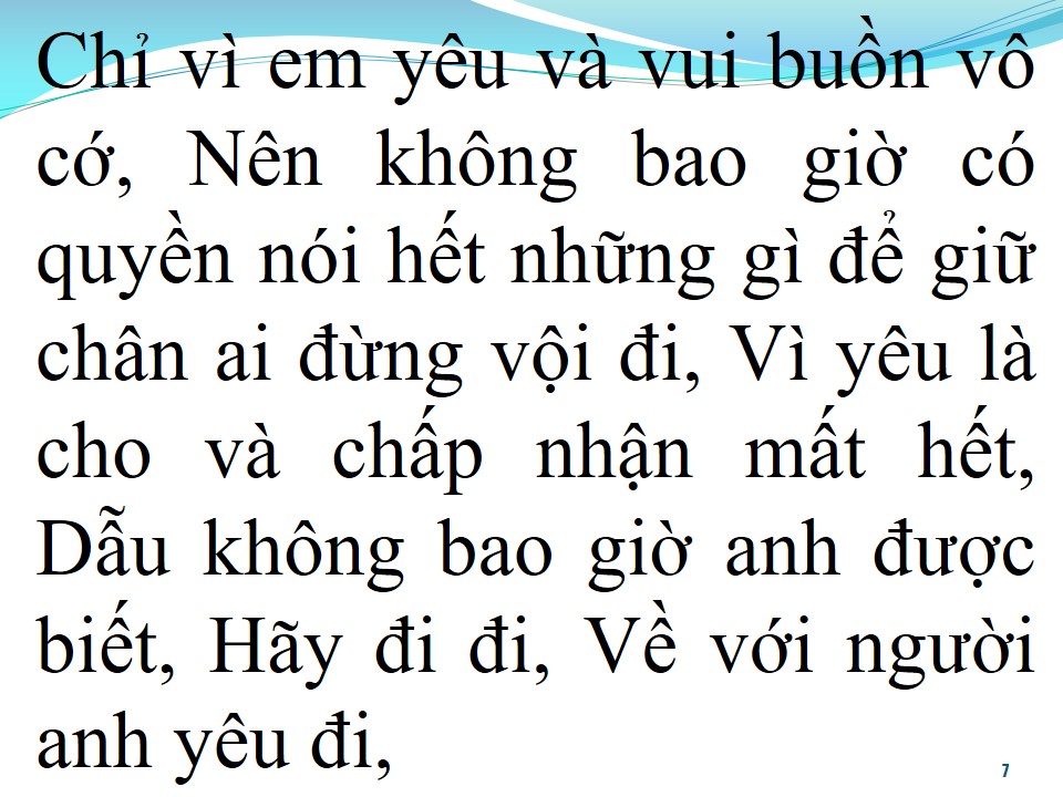 Lời bài hát RỜI BỎ