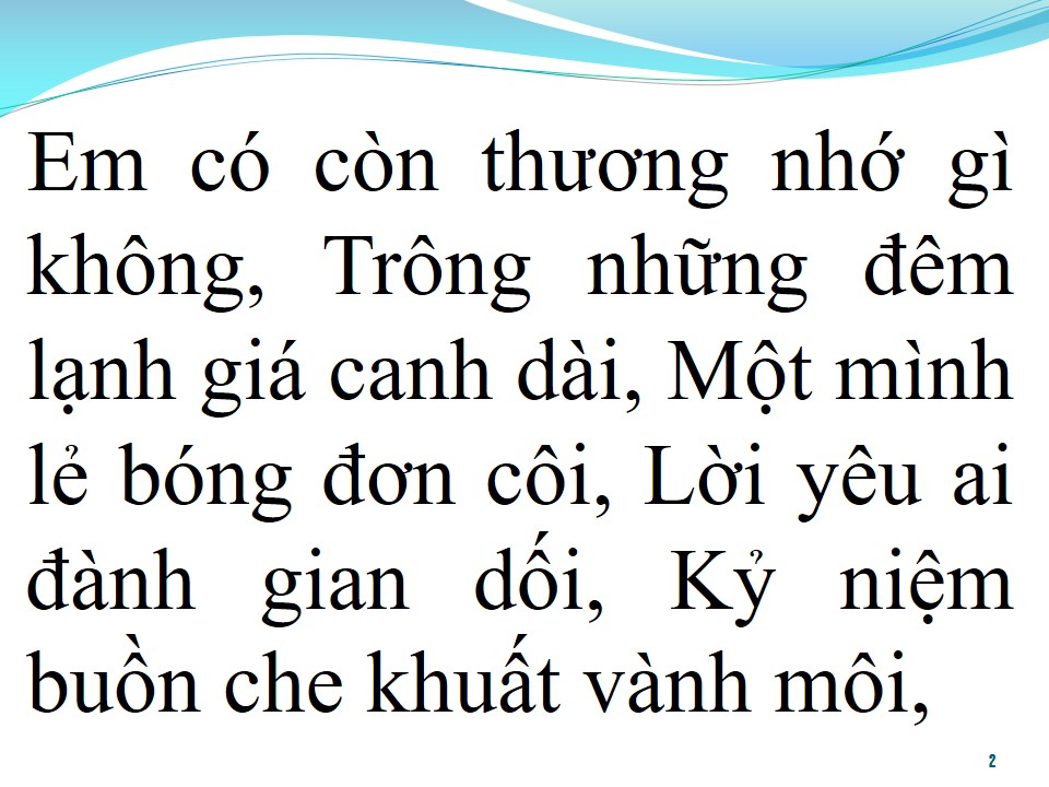 Lời bài hát TÌNH ĐỜI 2