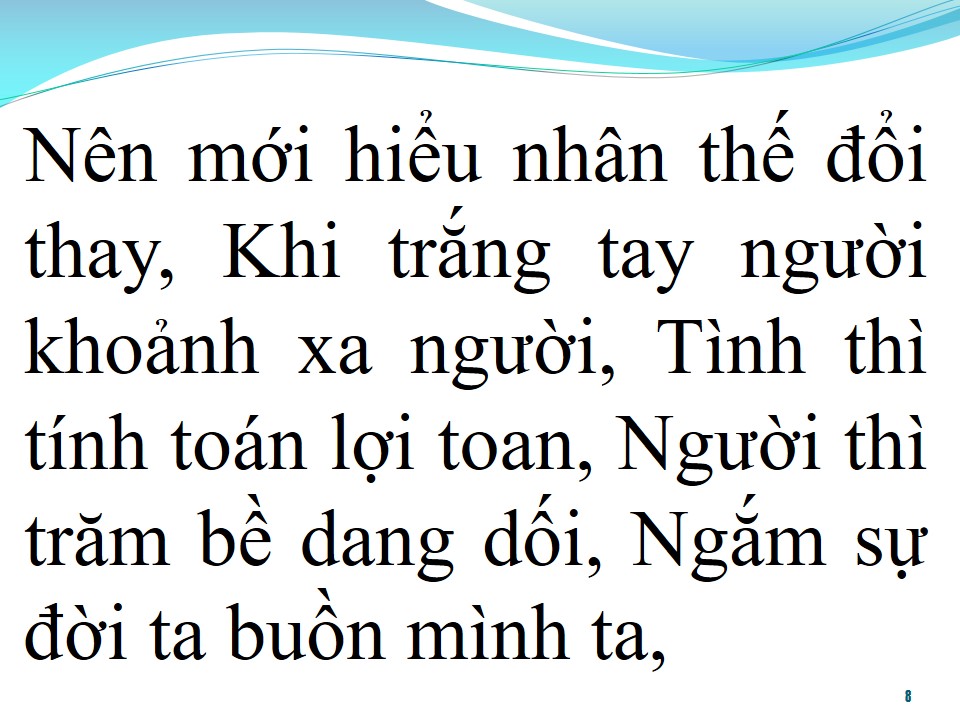 Lời bài hát TÌNH ĐỜI 2