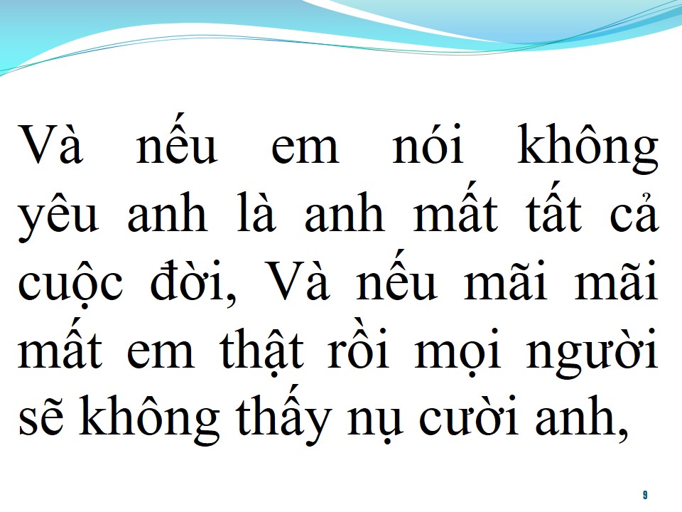Lời bài hát SỢ NHẤT NGÀY KHÔNG EM