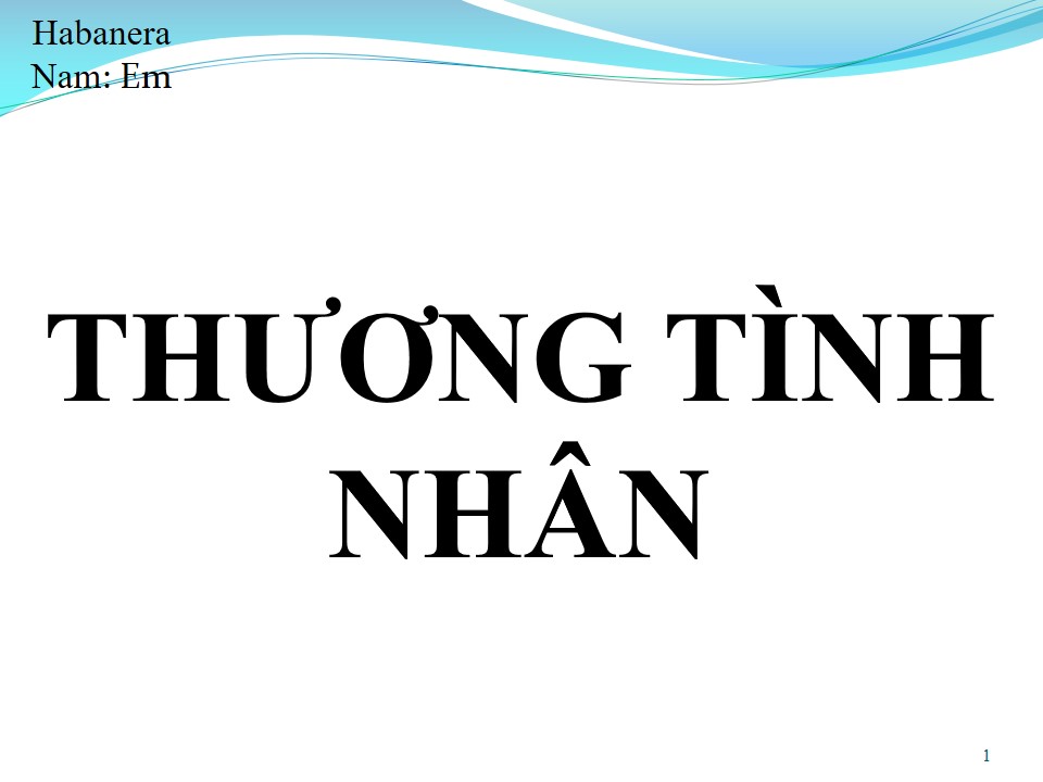 Lời bài hát THƯƠNG TÌNH NHÂN