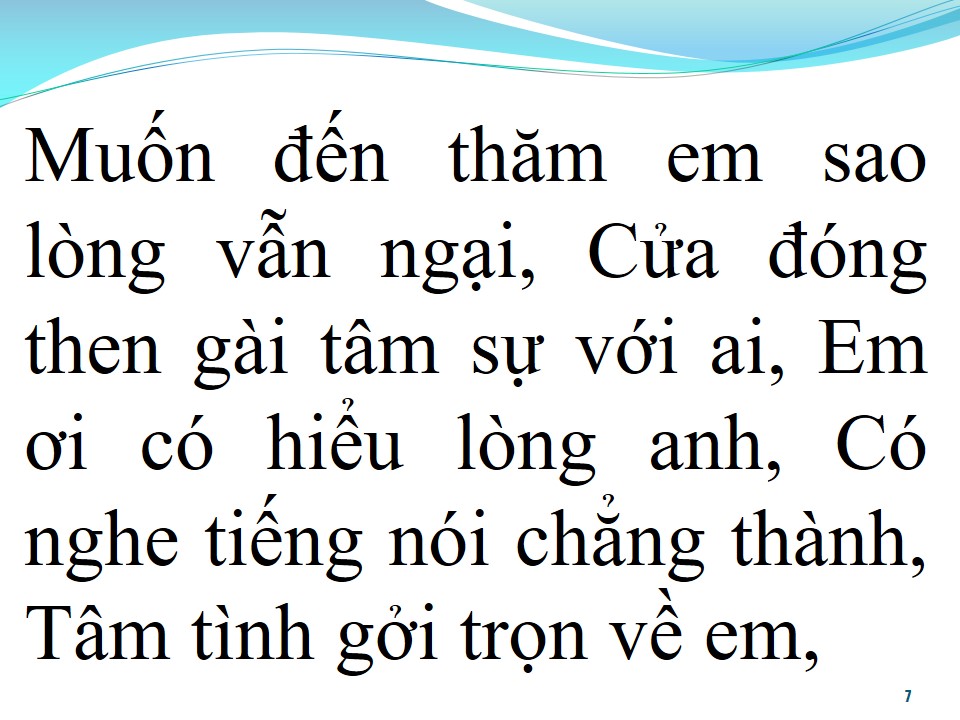 Lời bài hát THƯƠNG TÌNH NHÂN