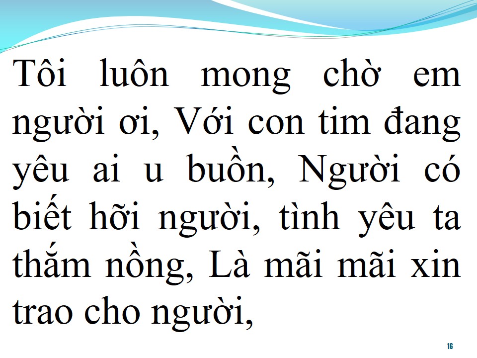 Lời bài hát KHI NÀO EM MỚI BIẾT