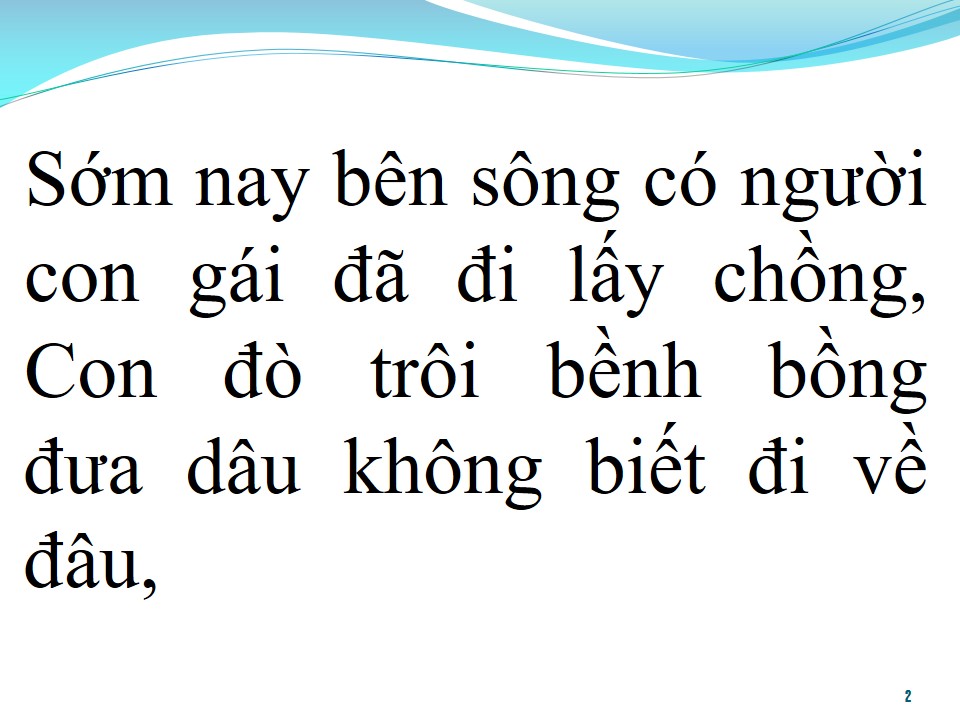 Lời bài hát ĐÒ ĐƯA ĐÂU