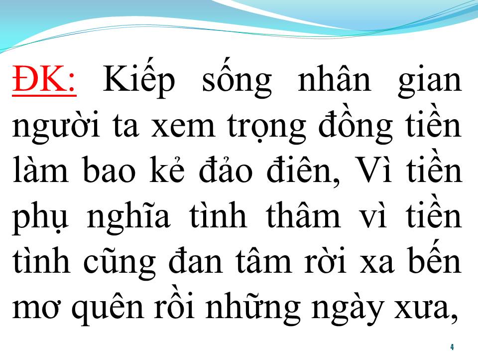 Lời bài hát TIỀN CHÍNH LÀ TIÊN