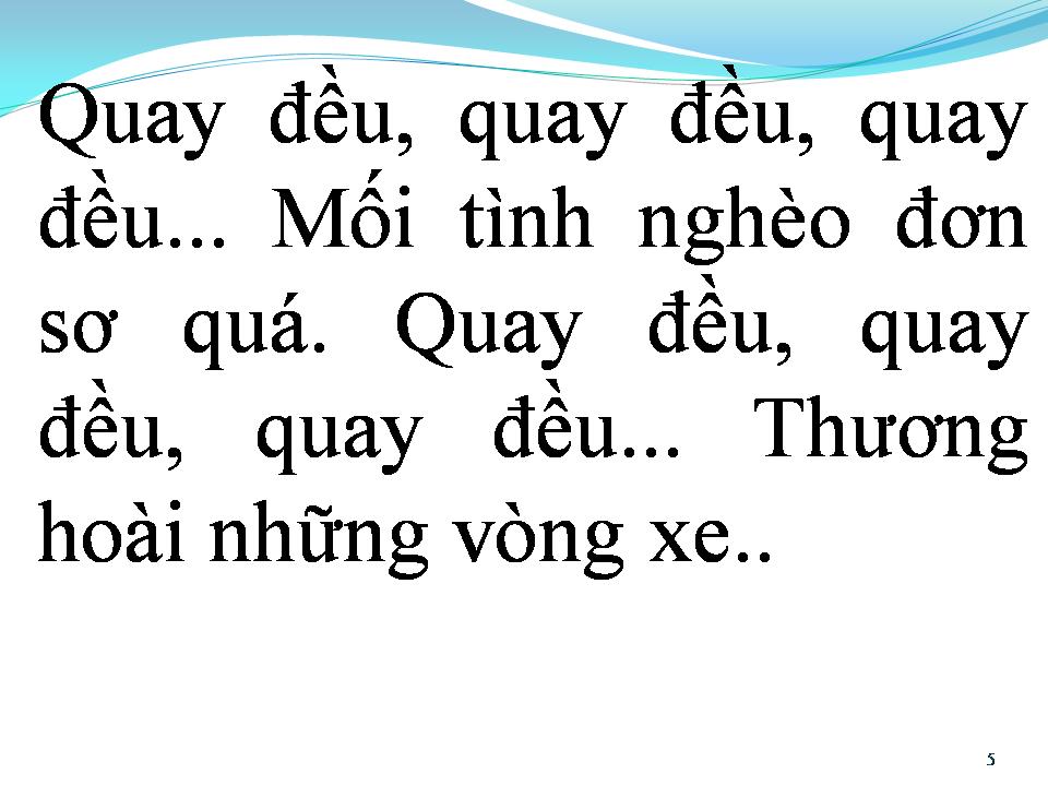 Lời bài hát XE ĐẠP ƠI