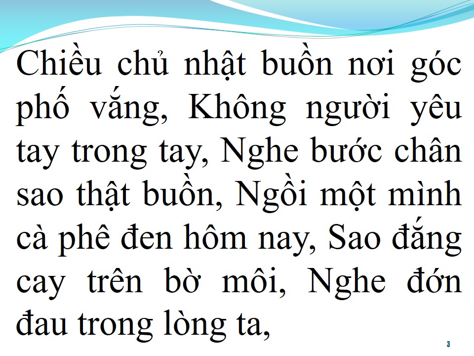 Lời bài hát CHỦ NHẬT TÌNH YÊU