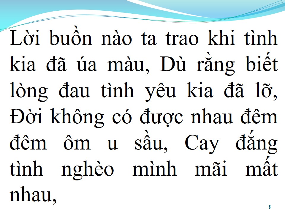 Lời bài hát MẶC KỆ TÔI VỚI ĐỜI