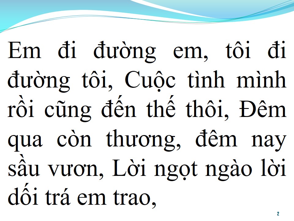 Lời bài hát TÌNH ĐỜI NGHỆ SĨ
