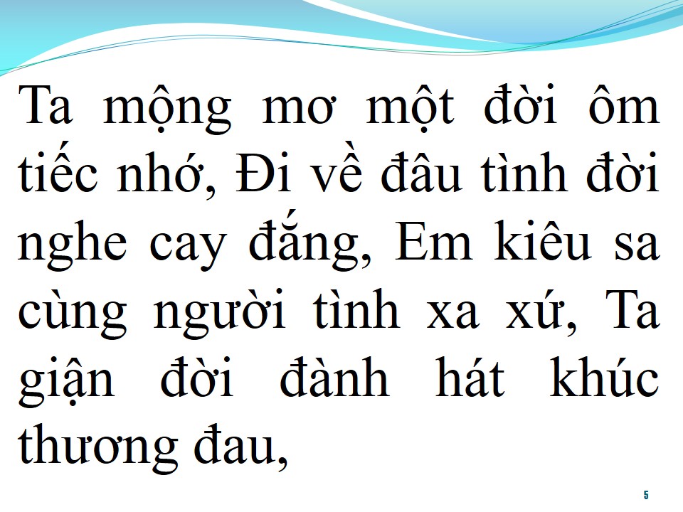 Lời bài hát TÌNH ĐỜI NGHỆ SĨ