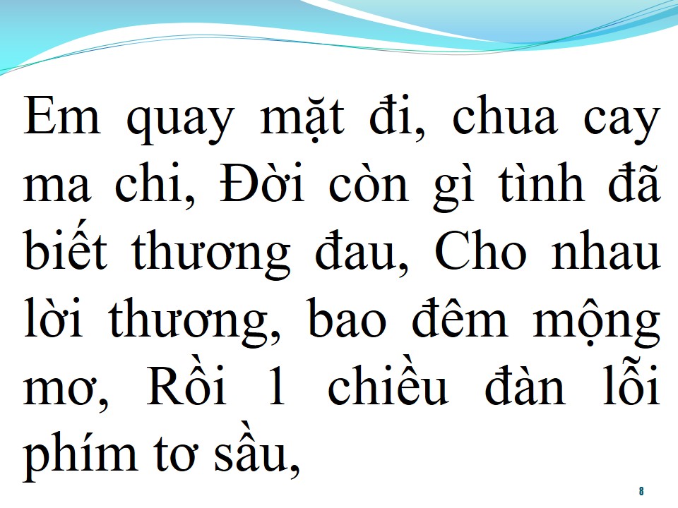 Lời bài hát TÌNH ĐỜI NGHỆ SĨ