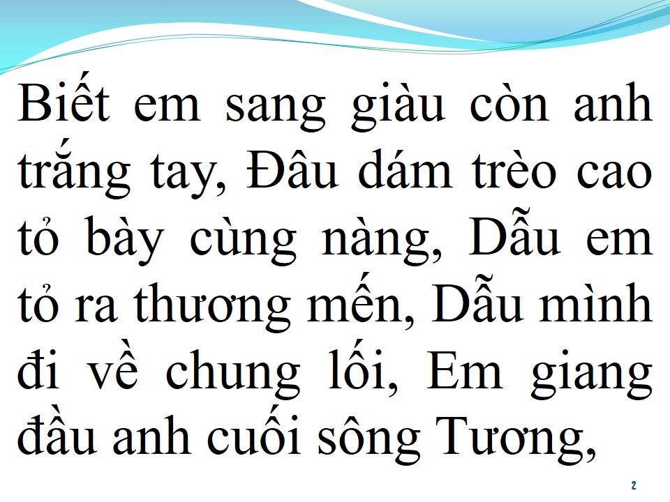 Lời bài hát TÌNH ĐỜI TAY TRẮNG