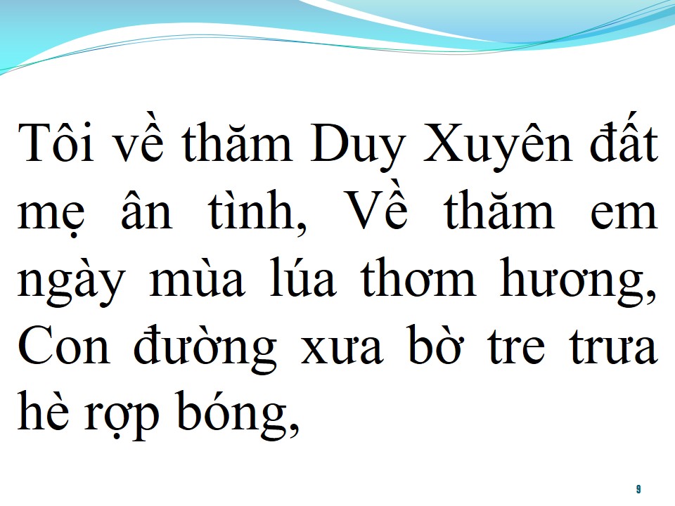 Lời bài hát DUY XUYÊN TRONG TÔI