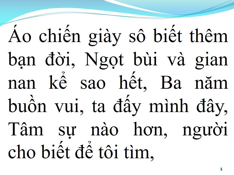 Lời bài hát NGƯỜI GIẢI BÀY TÂM SỰ