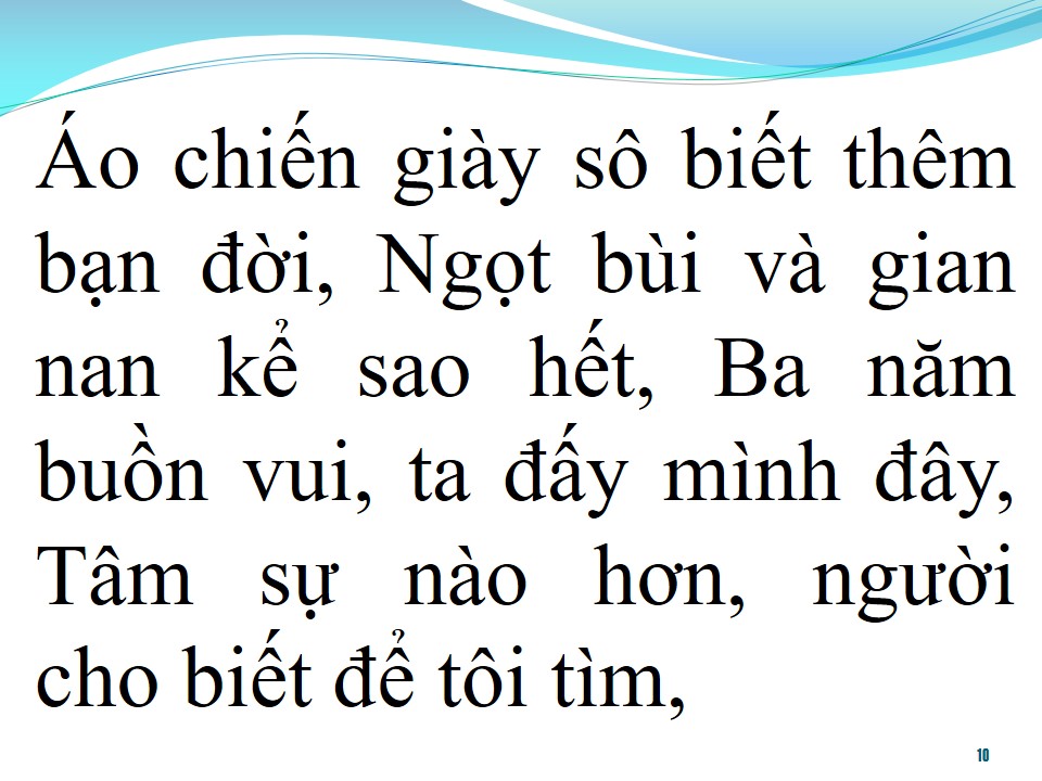 Lời bài hát NGƯỜI GIẢI BÀY TÂM SỰ
