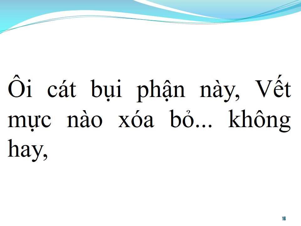 Lời bài hát CÁT BỤI TÌNH XA