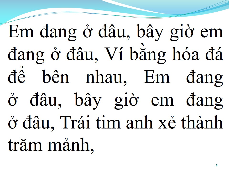 Lời bài hát EM ĐANG Ở ĐÂU