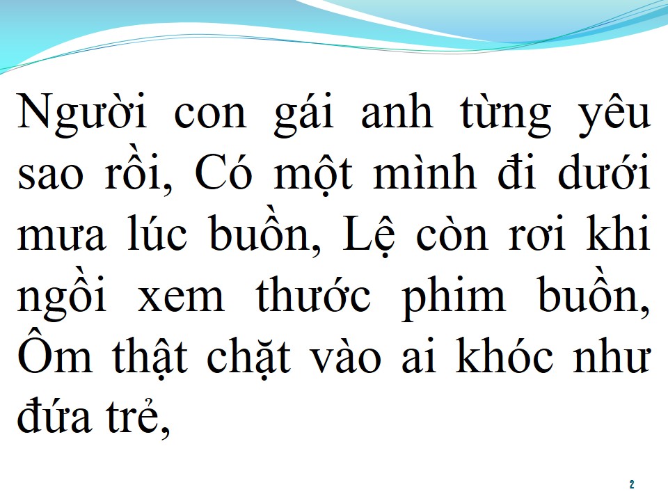 Lời bài hát AI LÀ NGƯỜI THƯƠNG EM
