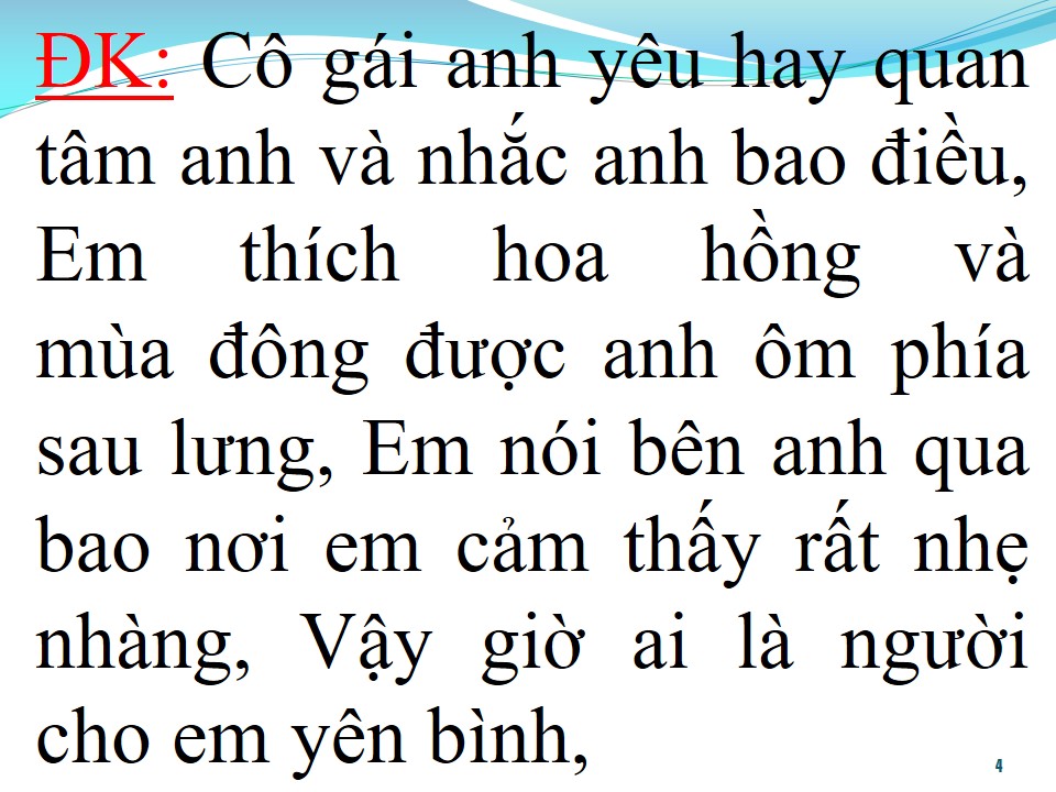 Lời bài hát AI LÀ NGƯỜI THƯƠNG EM