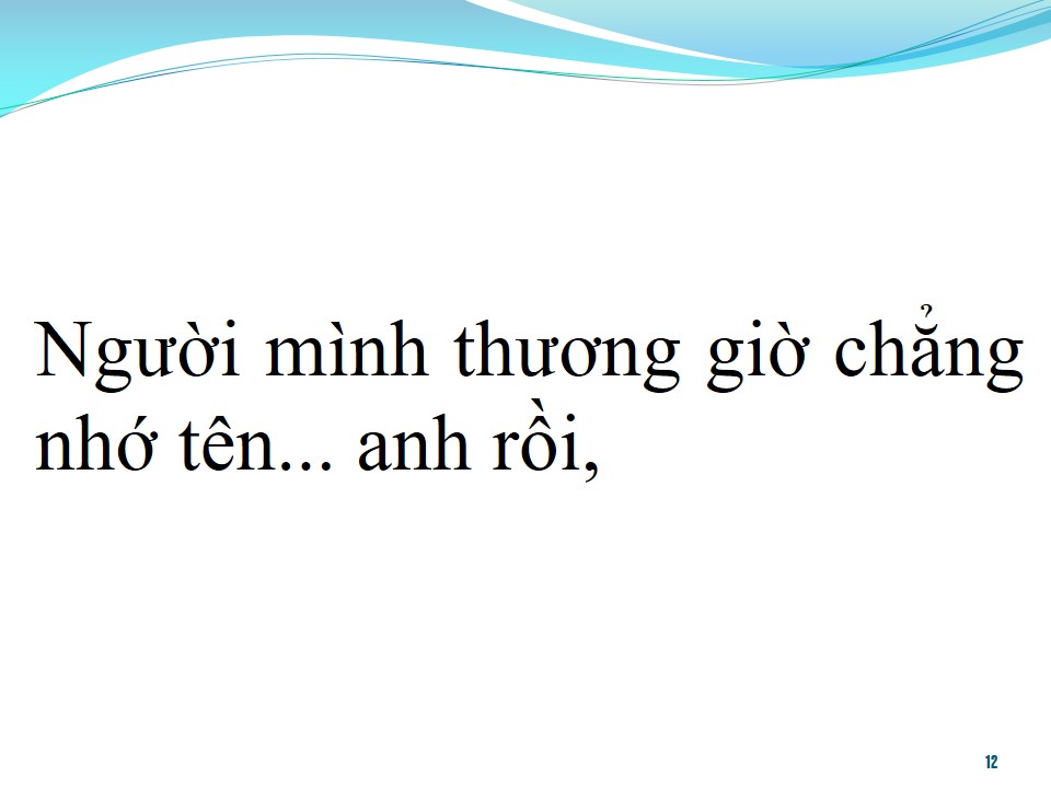 Lời bài hát AI LÀ NGƯỜI THƯƠNG EM