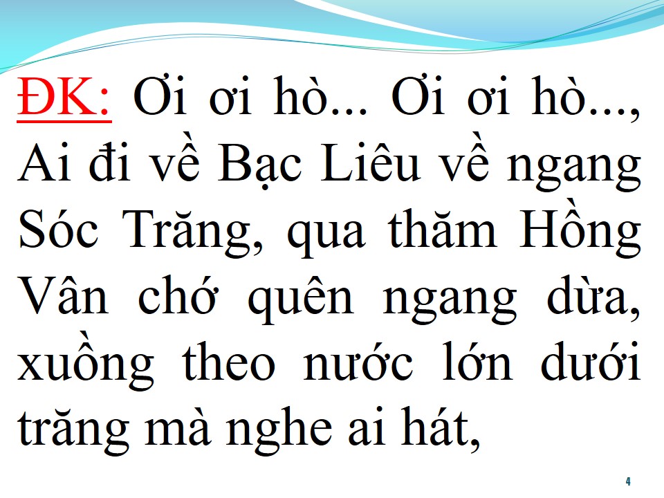 Lời bài hát VỀ QUÊ NỘI