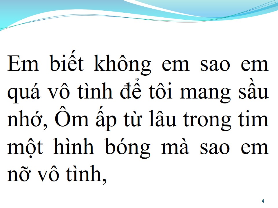 Lời bài hát SAO EM NỠ VÔ TÌNH (TÌNH CÂM)