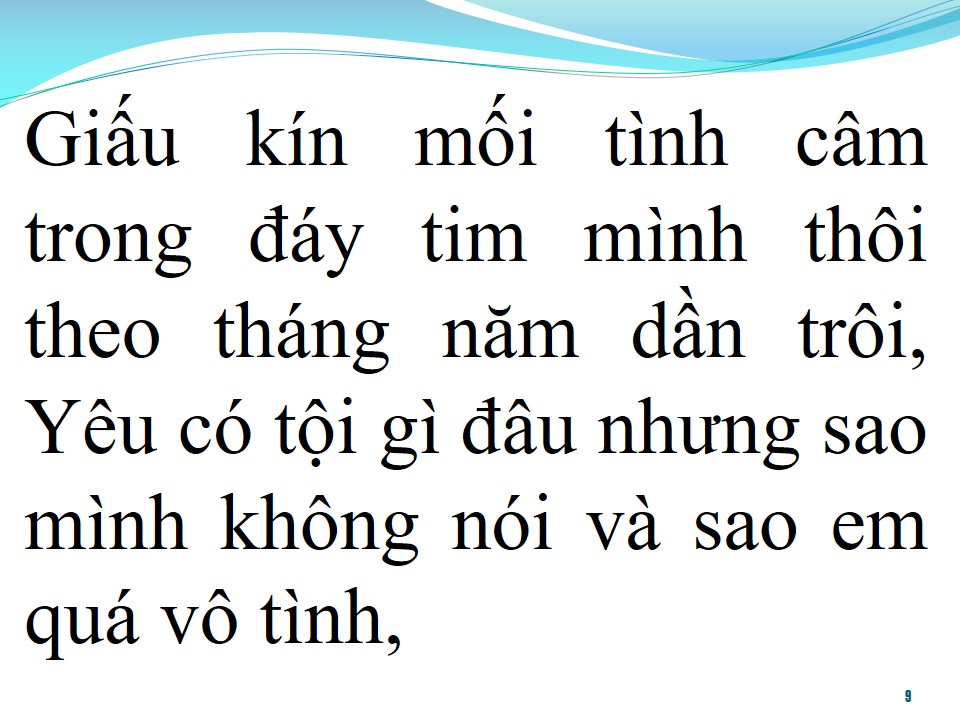 Lời bài hát SAO EM NỠ VÔ TÌNH (TÌNH CÂM)