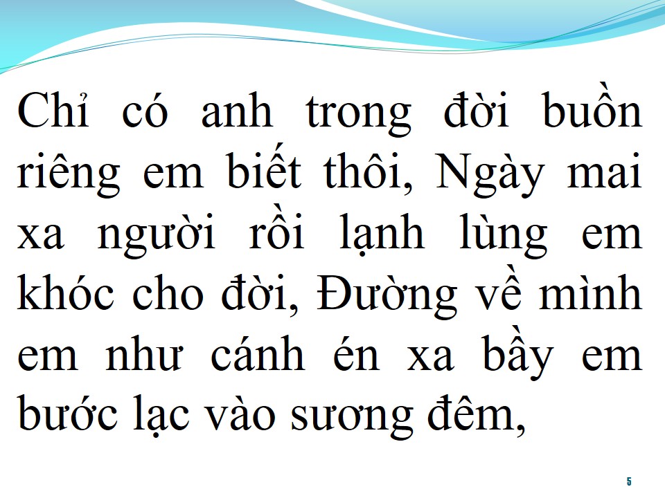 Lời bài hát XA EM RỒI
