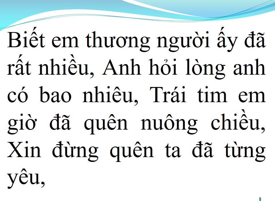 Lời bài hát TỪNG YÊU