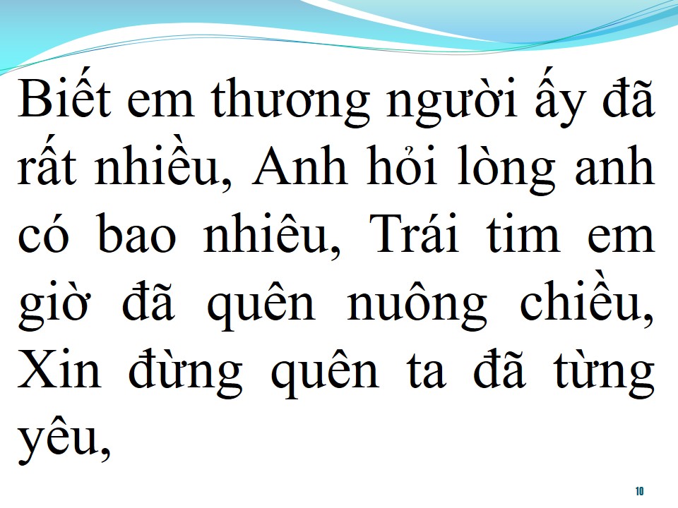 Lời bài hát TỪNG YÊU