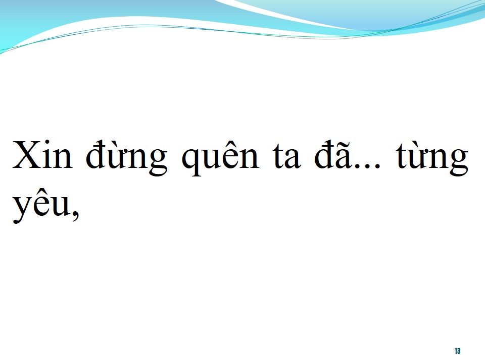 Lời bài hát TỪNG YÊU