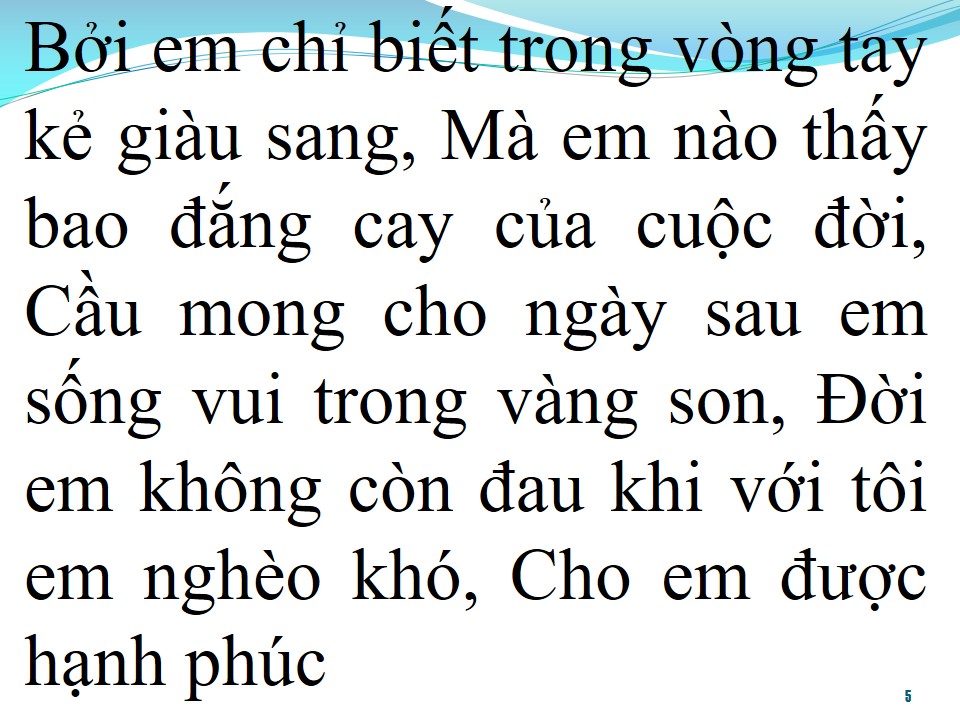 Lời bài hát CẦU MONG EM HẠNH PHÚC