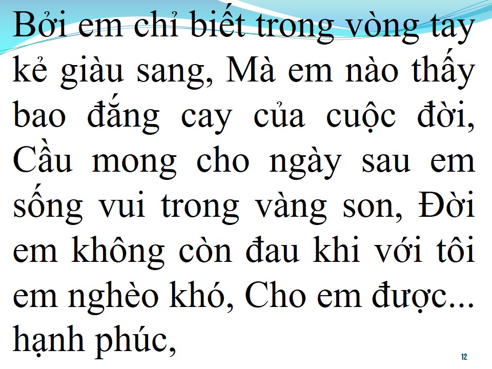 Lời bài hát CẦU MONG EM HẠNH PHÚC
