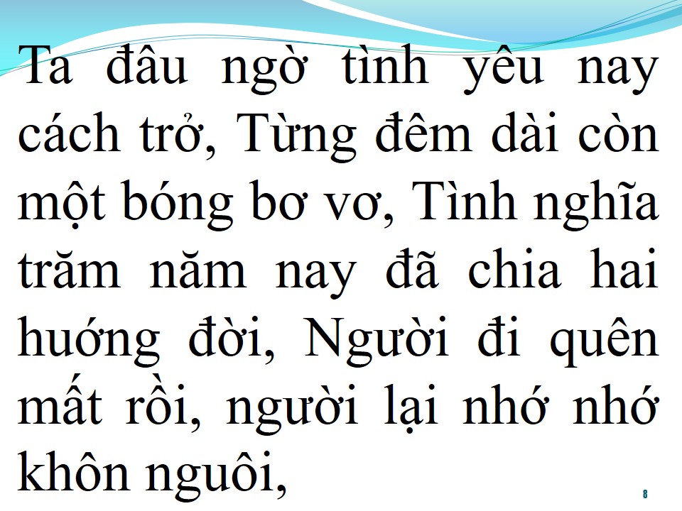 Lời bài hát NGƯỜI ĐÃ QUÊN