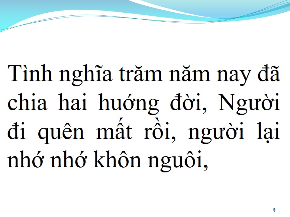 Lời bài hát NGƯỜI ĐÃ QUÊN