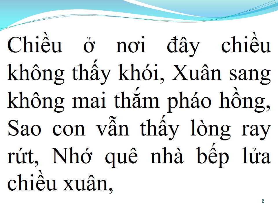 Lời bài hát CHIỀU XUÂN XA NHÀ