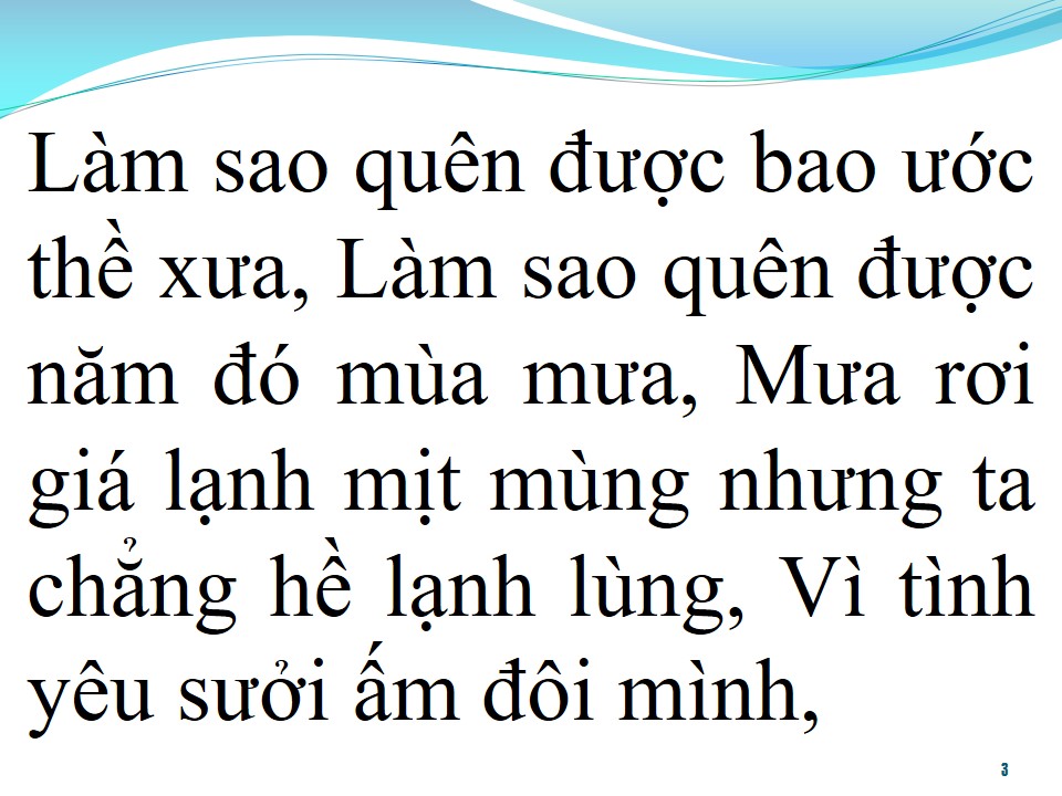 Lời bài hát LÀM SAO QUÊN ĐƯỢC