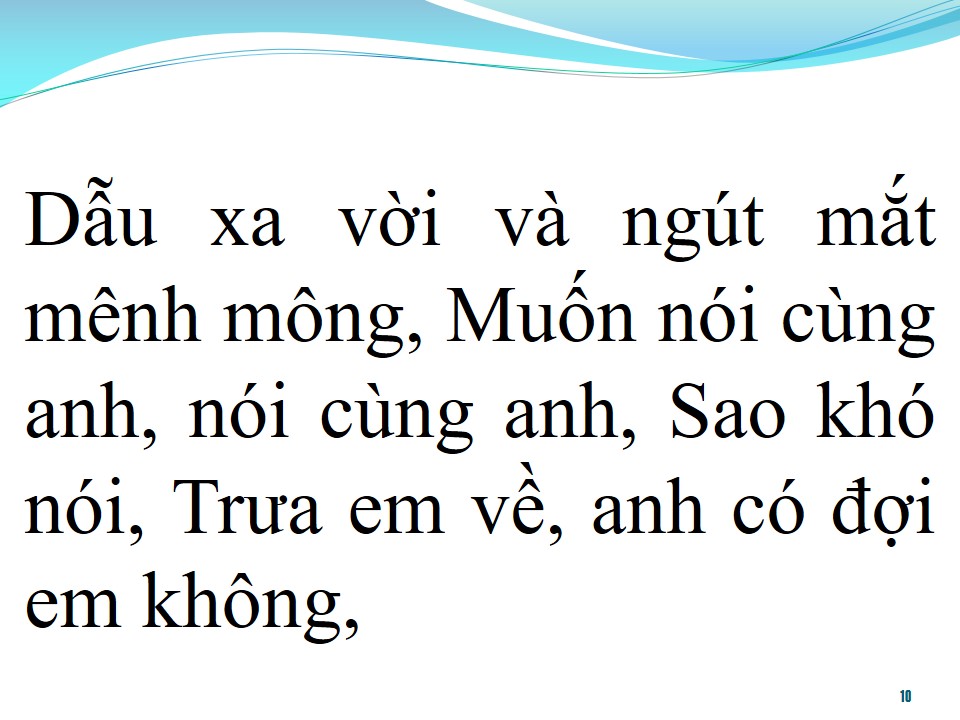Lời bài hát THÌ THẦM VỚI DÒNG SÔNG