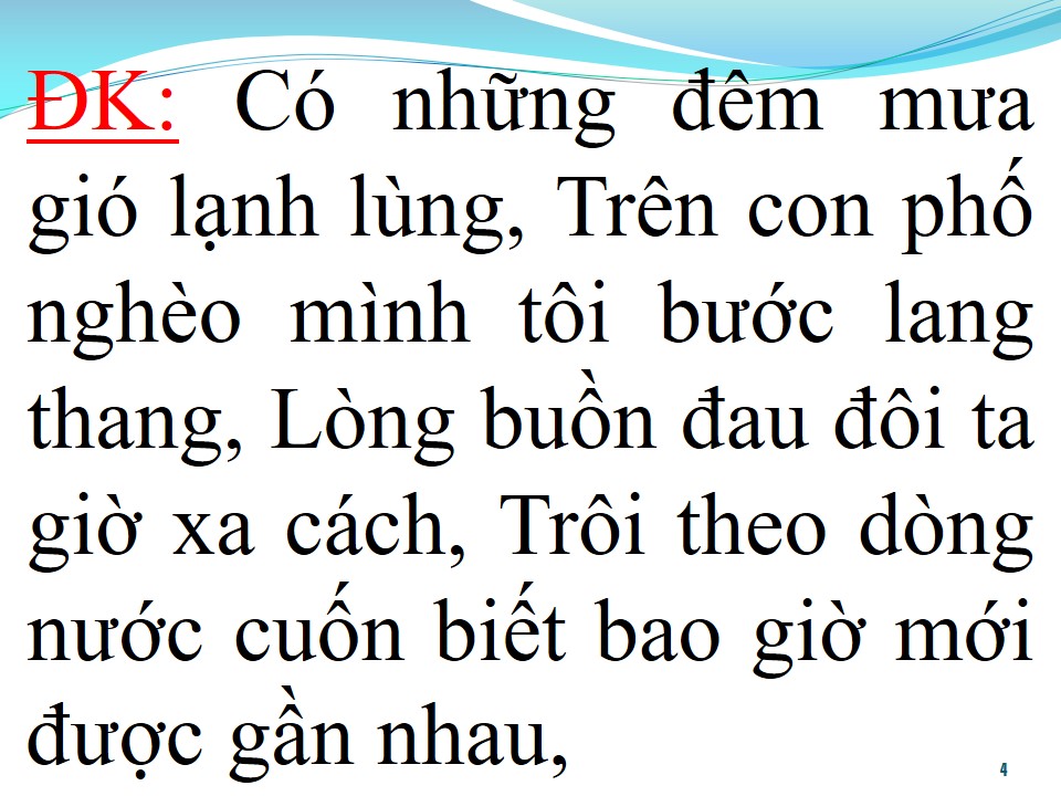 Lời bài hát DÒNG ĐỜI