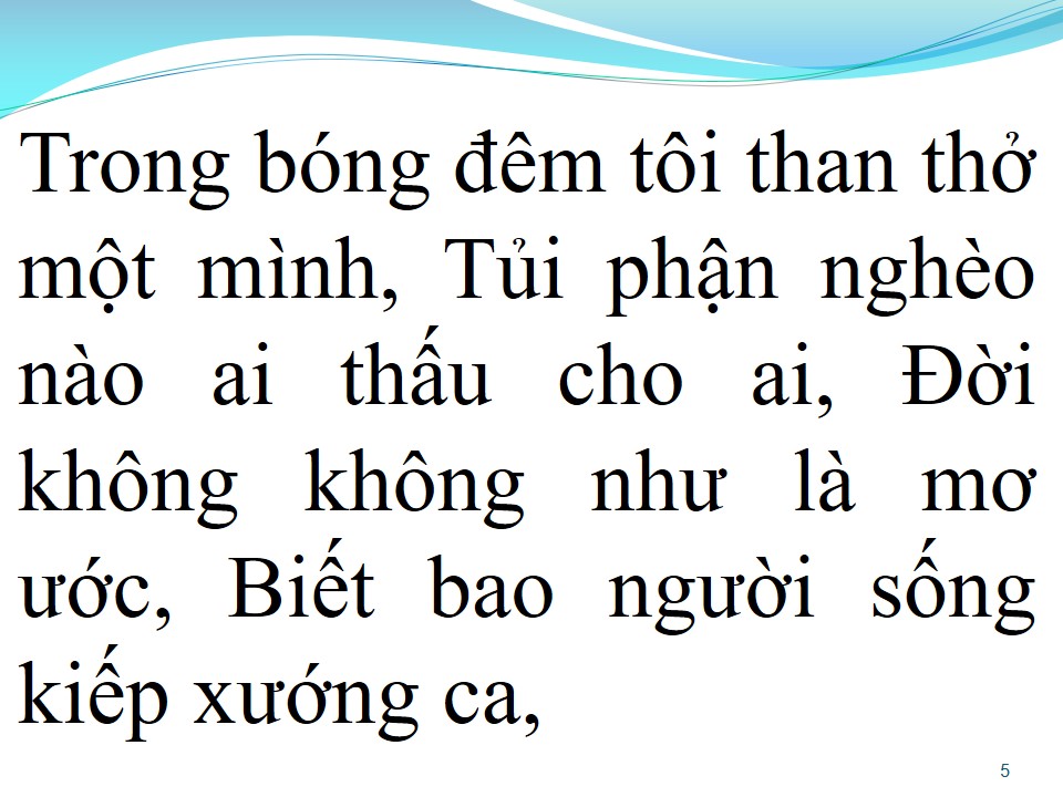 Lời bài hát DÒNG ĐỜI