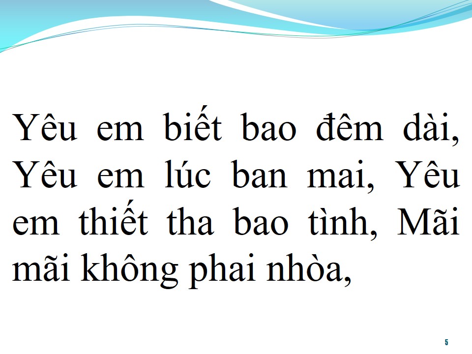 Lời bài hát YÊU VÀ MƠ
