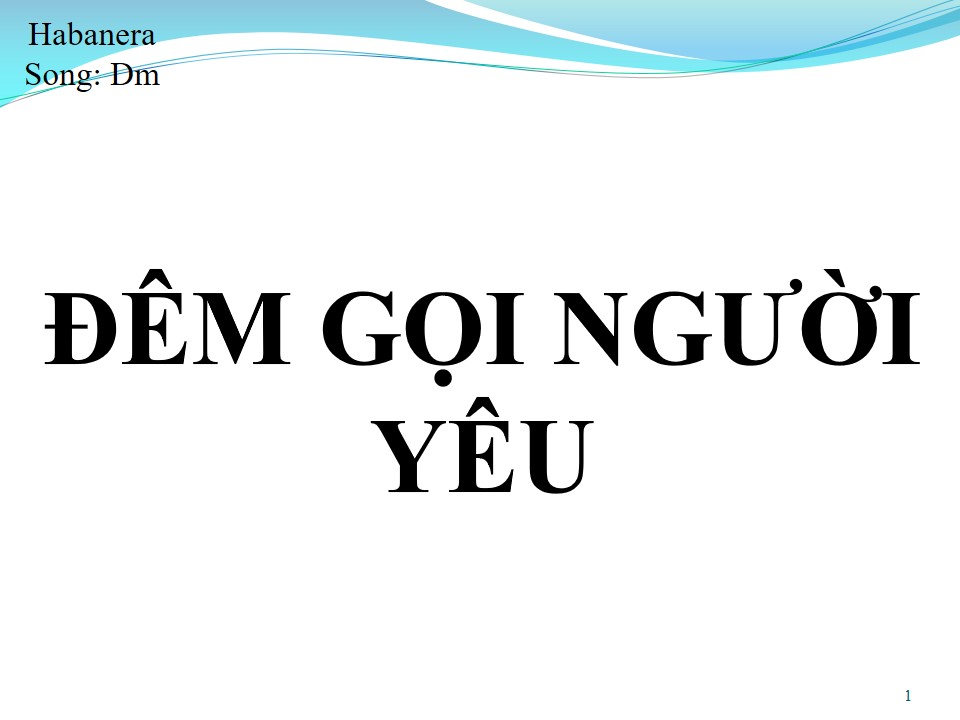 Lời bài hát ĐÊM GỌI NGƯỜI YÊU (SONG CA)