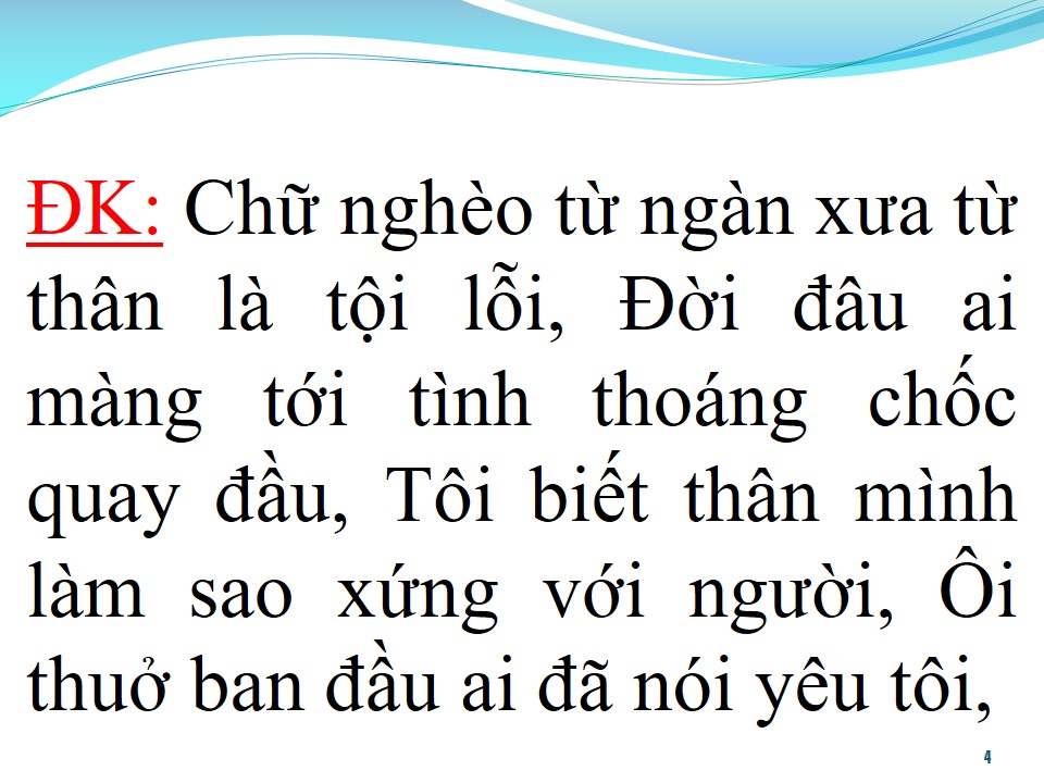 Lời bài hát TÔI KHÔNG GIẬN NGƯỜI