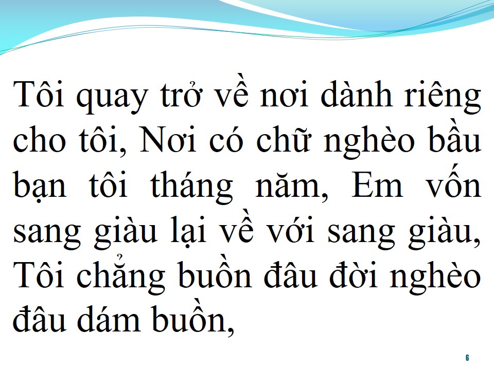 Lời bài hát TÔI KHÔNG GIẬN NGƯỜI