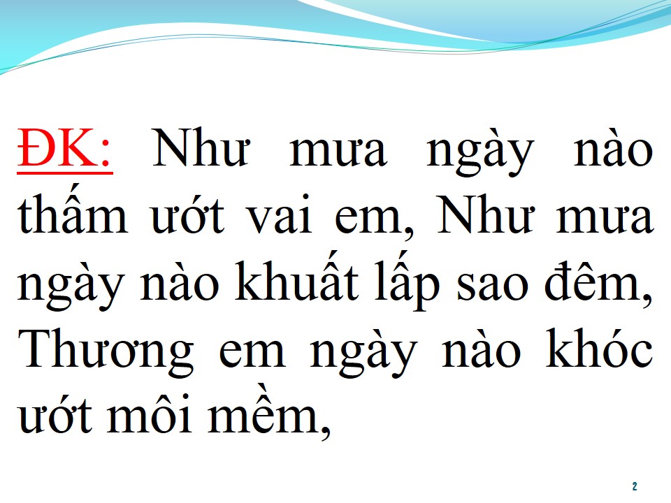 Lời bài hát THƯƠNG NHAU NGÀY MƯA