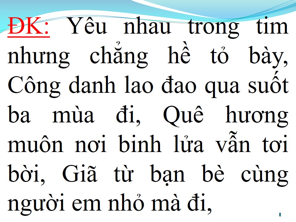 Lời bài hát NGẠI TIẾNG GẦN XA