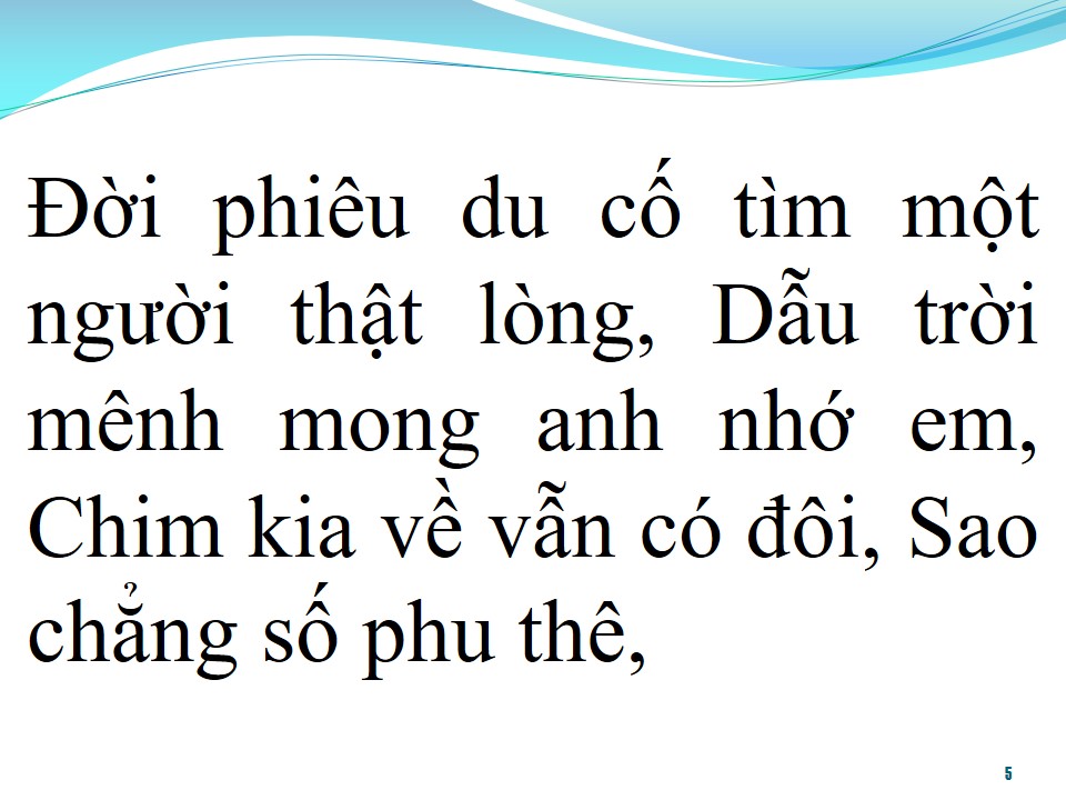 Lời bài hát SÓNG GIÓ